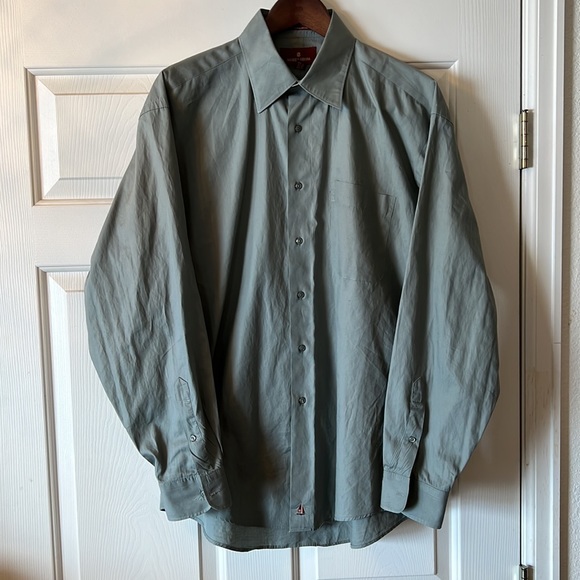 Nordstrom men’s 16.5 x 35 button up long sleeve shirt - Picture 2 of 3